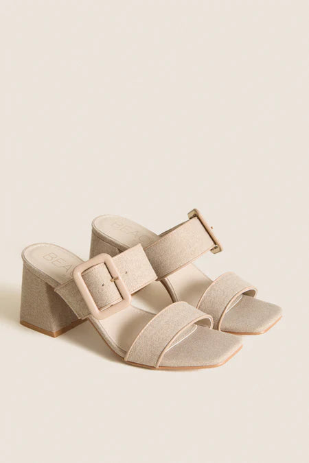 Lucy Block Heel Sand
