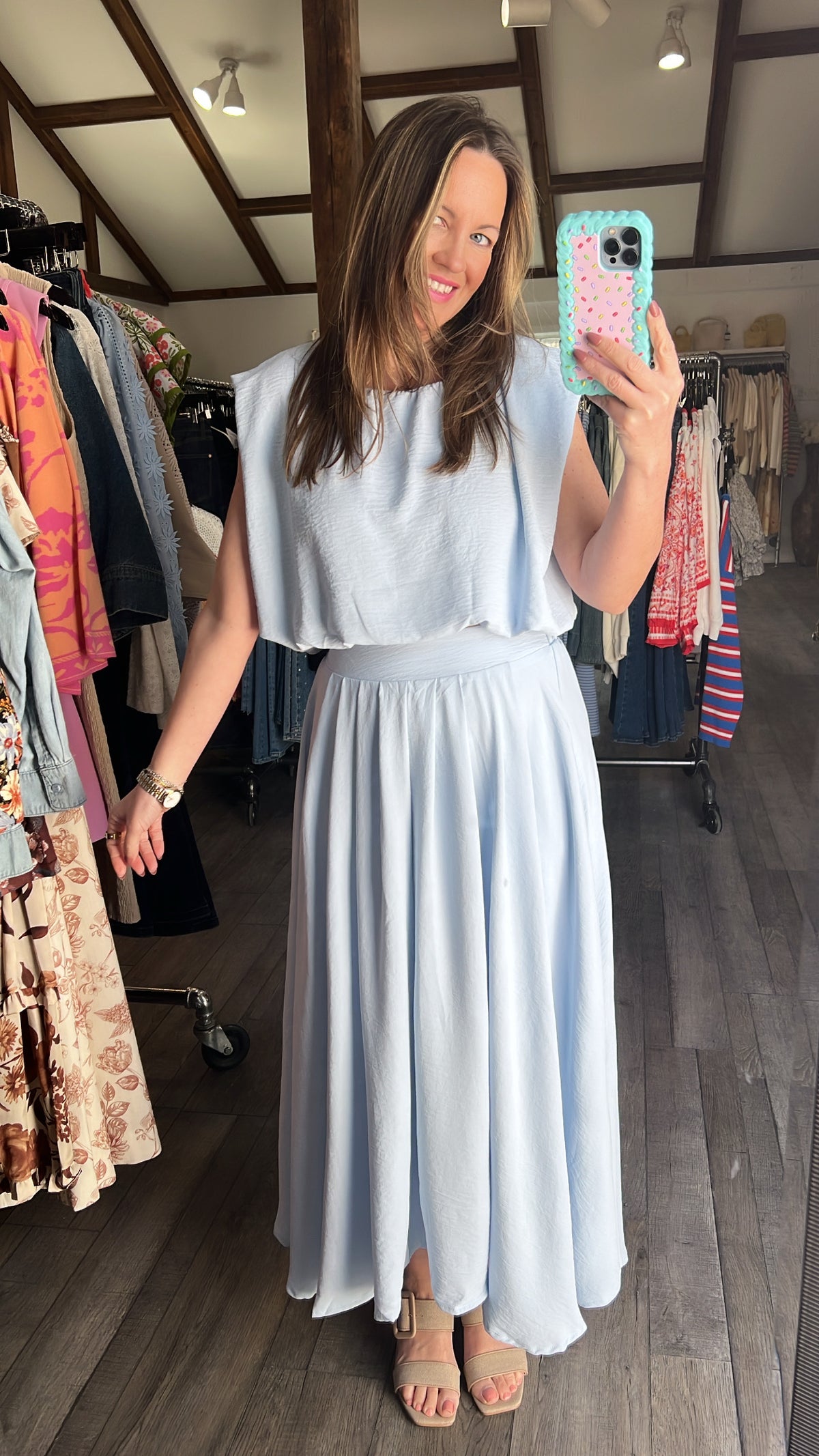 Shell Belle Set Baby Blue