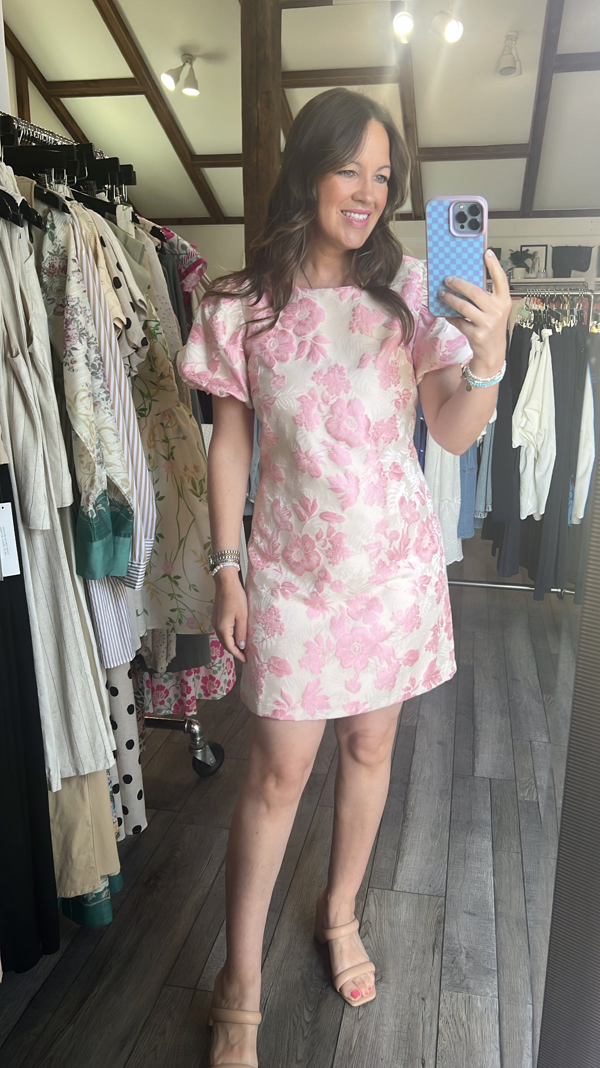 High Society Jacquard Dress