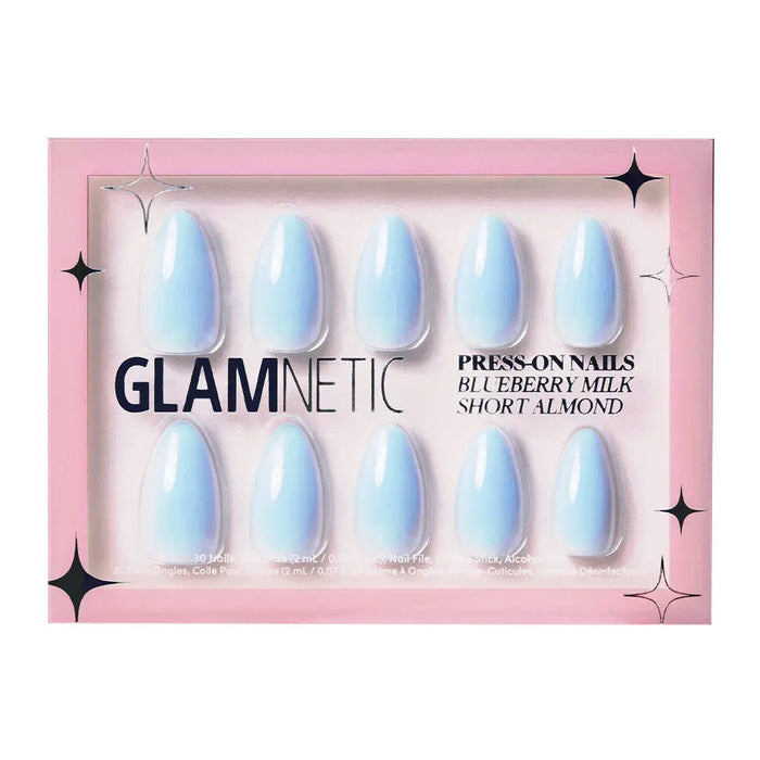 Blueberry Milk Glamnetic Nail