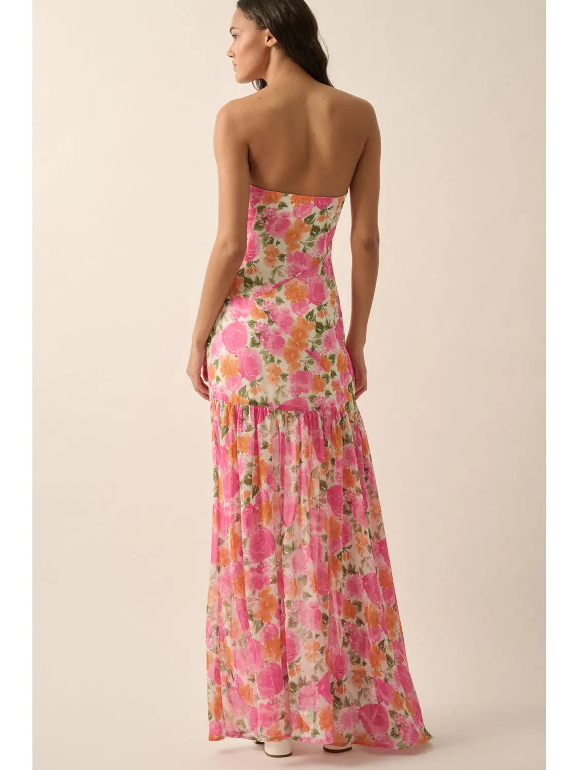 Soma Strapless Floral Dress