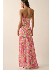 Soma Strapless Floral Dress