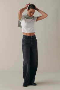 NCE Wide Leg Jeans Greyscale