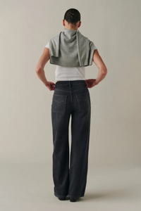 NCE Wide Leg Jeans Greyscale
