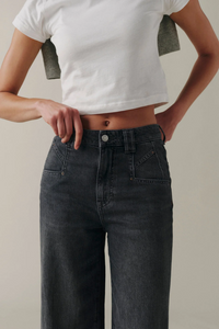 NCE Wide Leg Jeans Greyscale