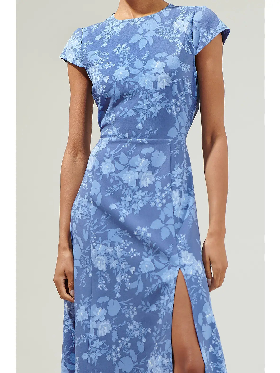 Everbloom Floral Cutout Midi Dress