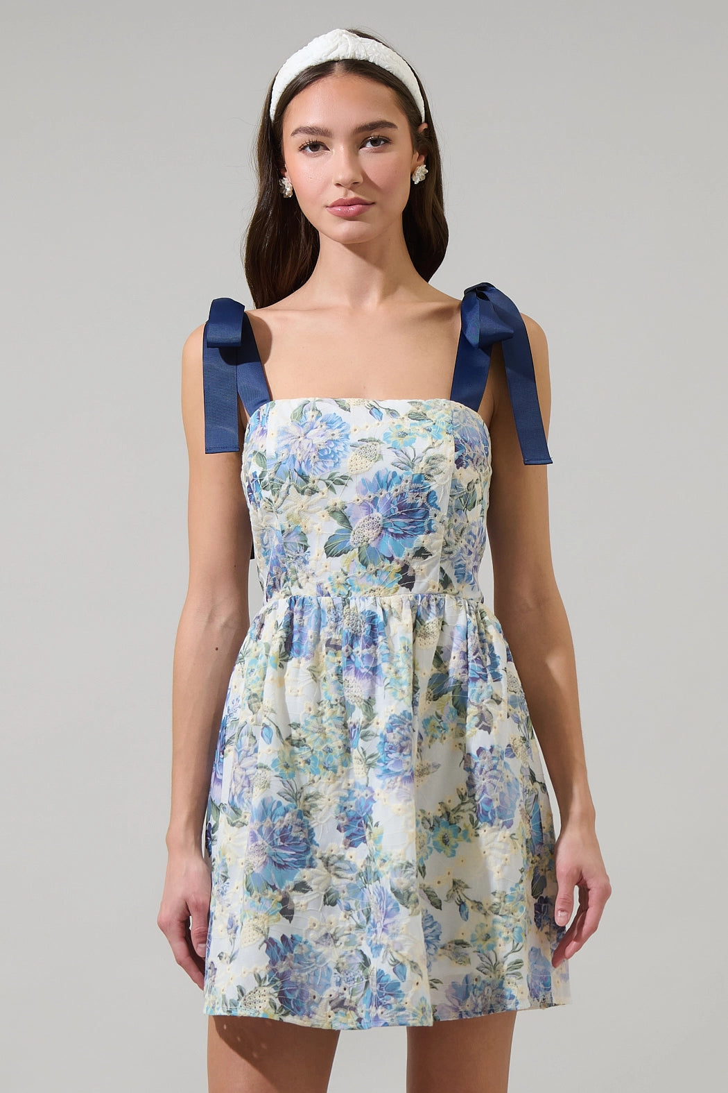 Zaidy Eyelet Mini Dress