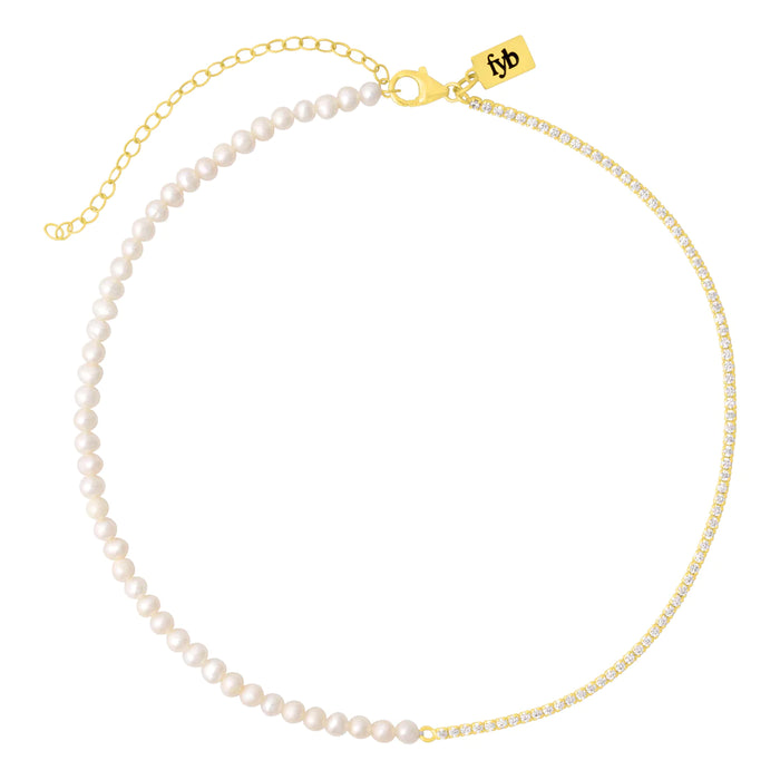 Serephina Tennis Choker-Gold