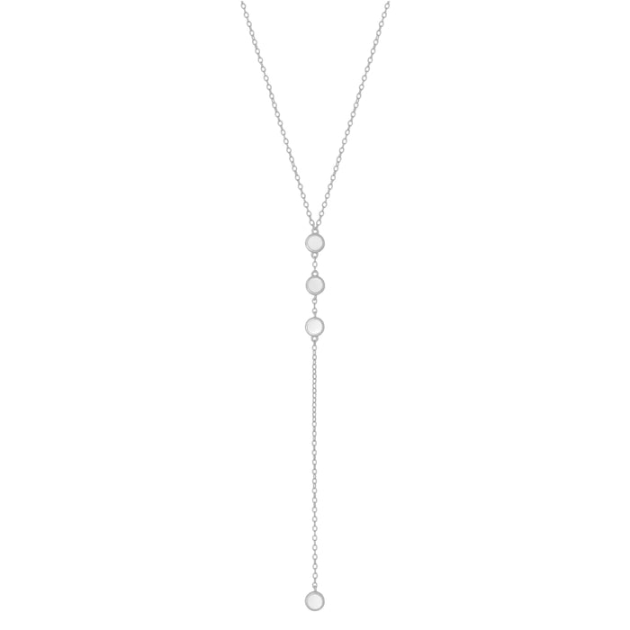 Ren Lariat Necklace-Silver