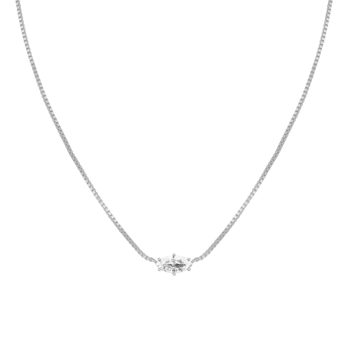 Averie Pendant Necklace-Silver