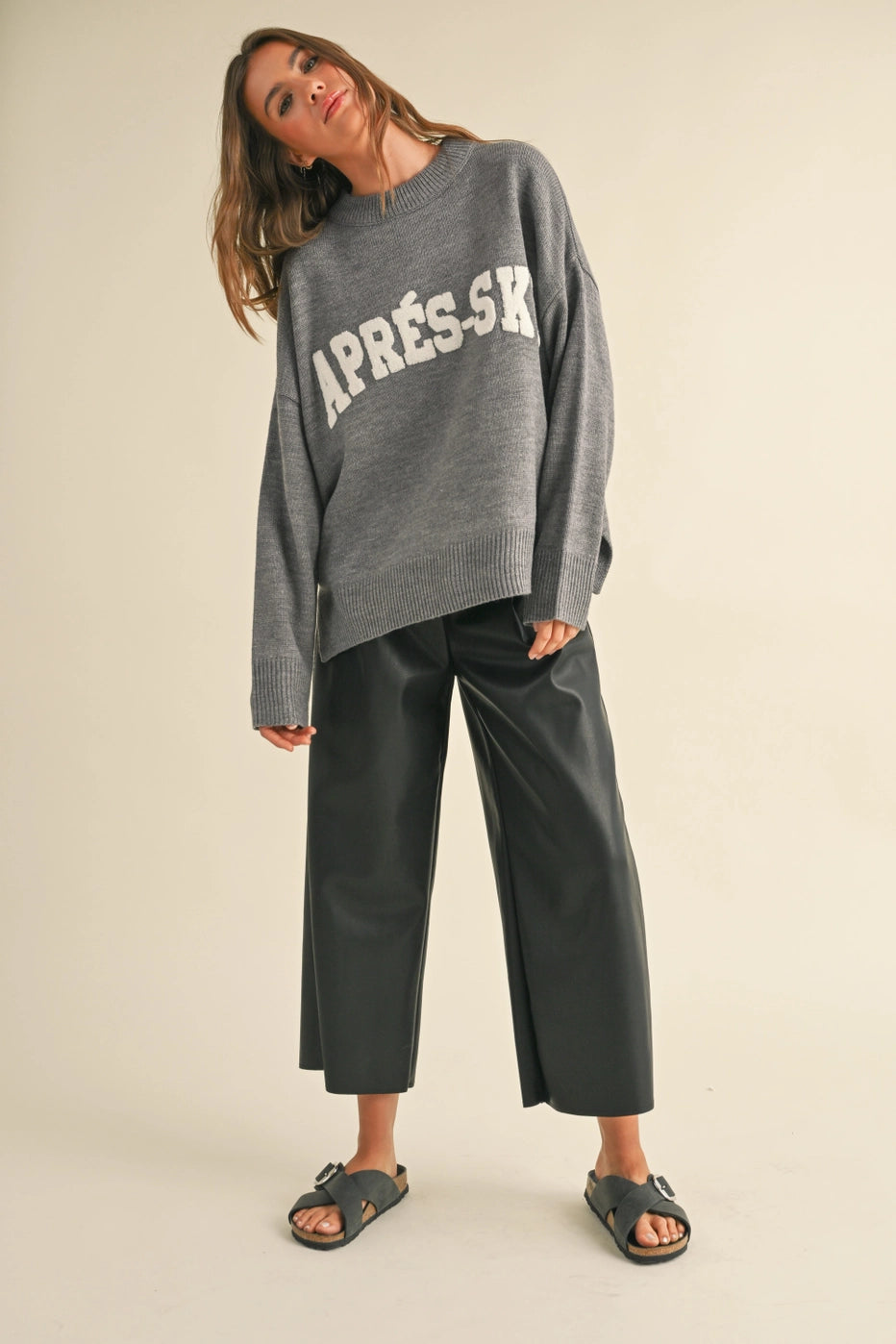 Apres Ski Letter Sweater