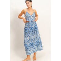 Tropical Halter & Skirt Set