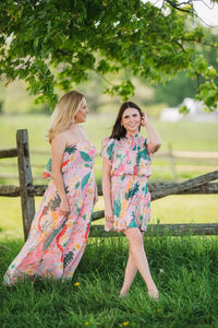 Guilianna Floral Maxi Dress-L