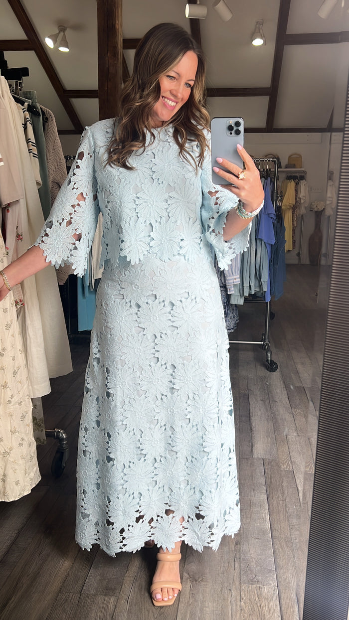 Lavelle Floral Cutout Midi Set