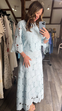Lavelle Floral Cutout Midi Set