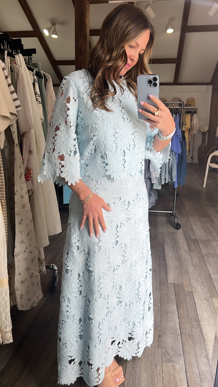 Lavelle Floral Cutout Midi Set