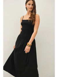 Sunshine Day Smocked Bodice Tank Midi Dress