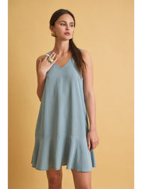Ocean Tencel A Line Dress