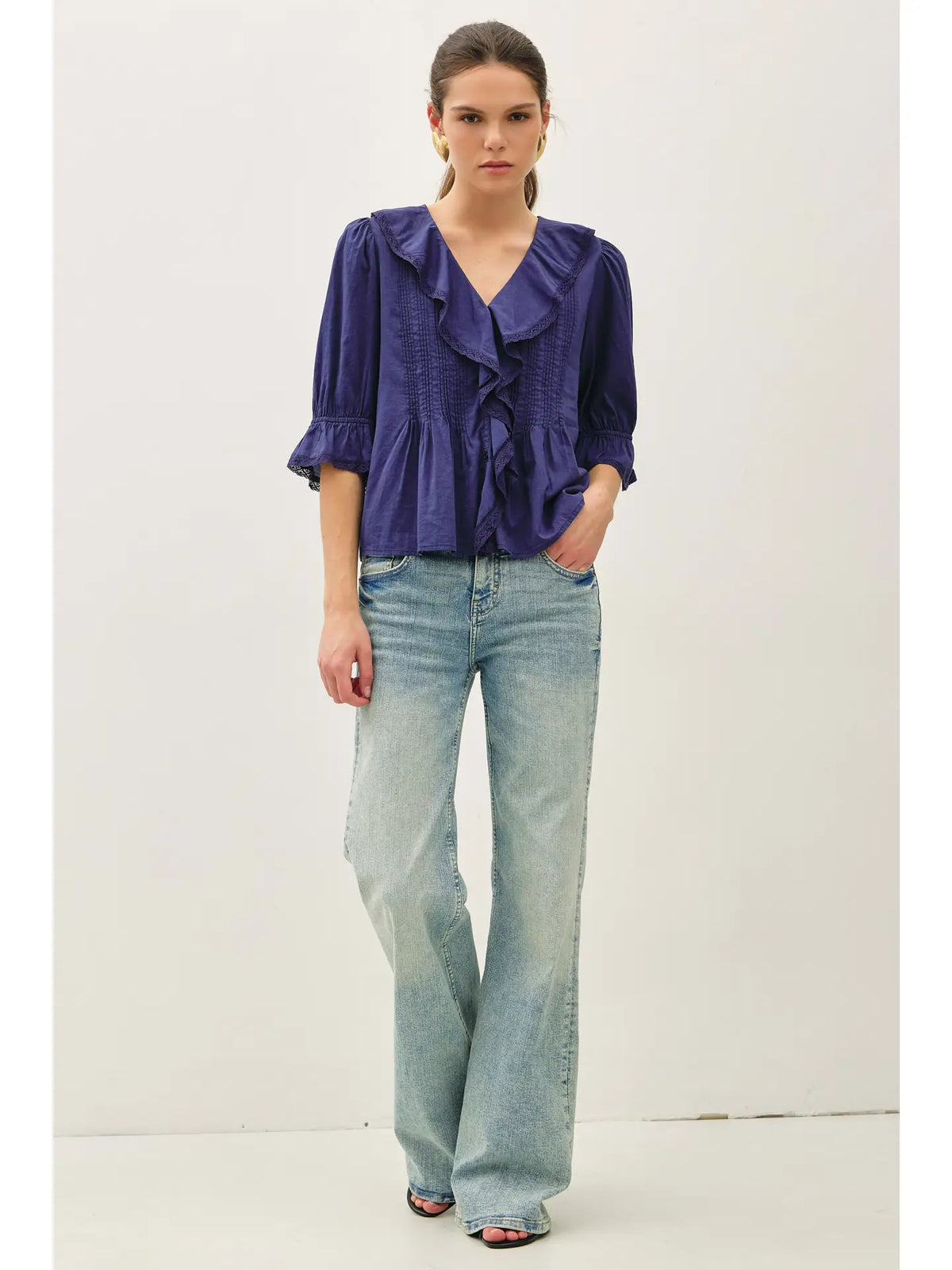 Indi Ruffle Blouse