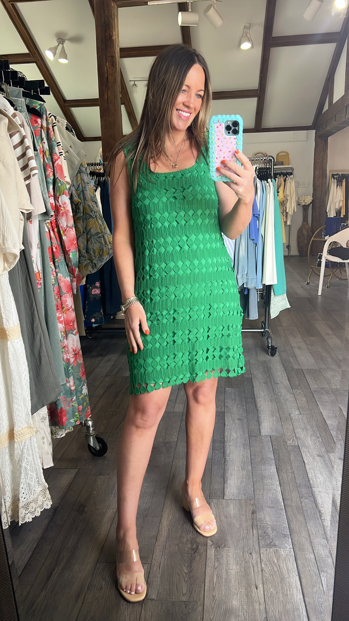 Green With Envy Mini Dress