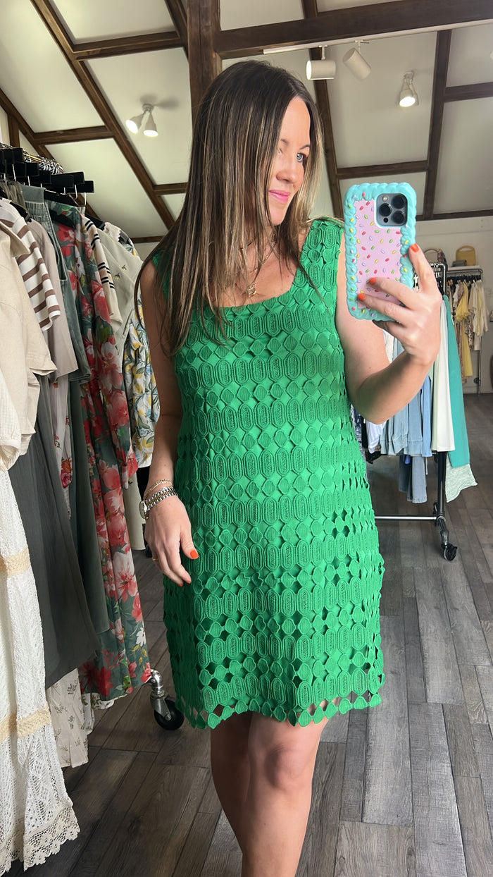 Green With Envy Mini Dress