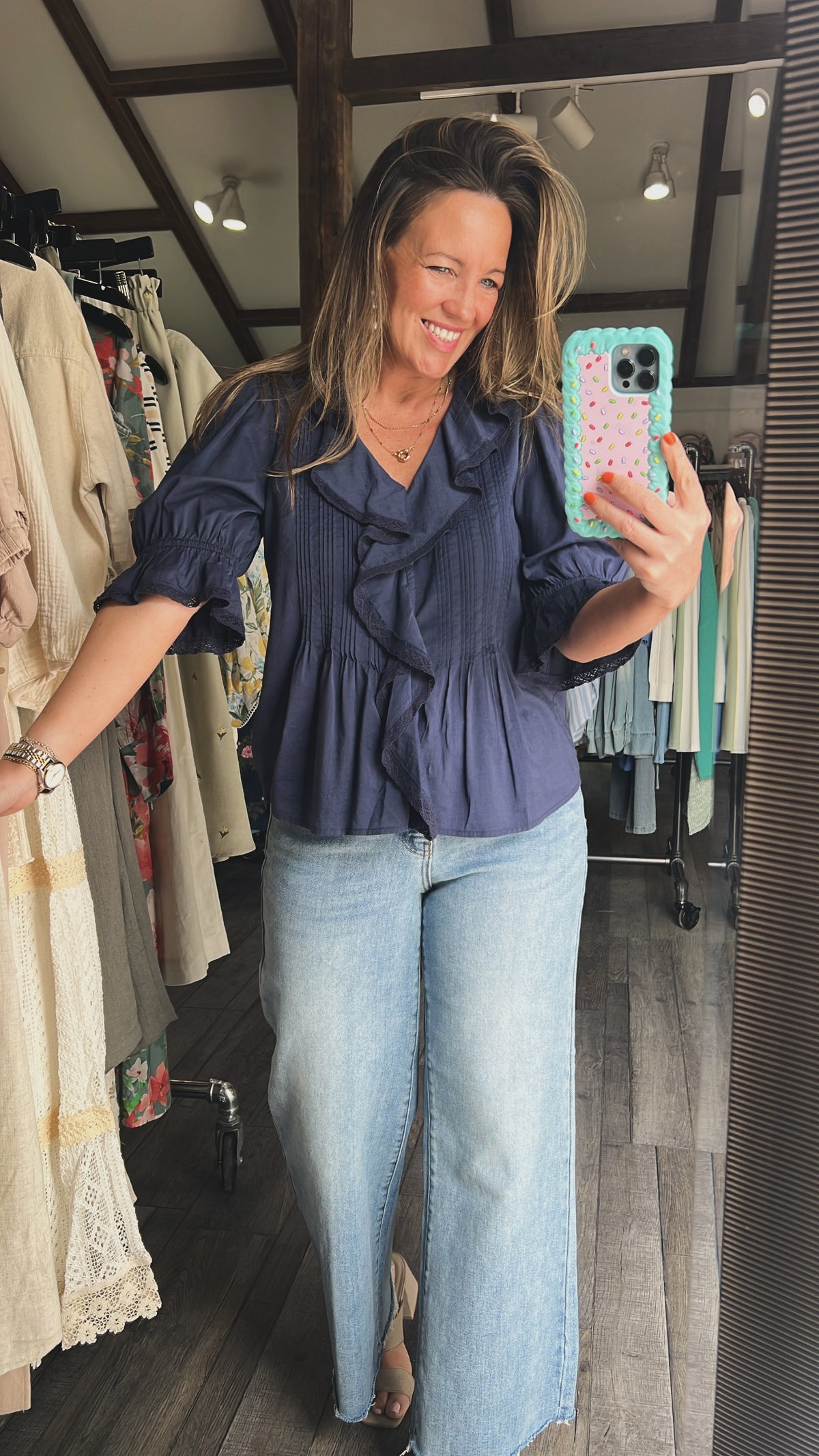 Indi Ruffle Blouse