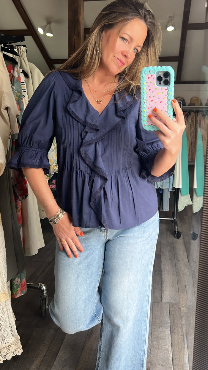 Indi Ruffle Blouse