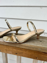 Jeanne Kitten Heel Gold