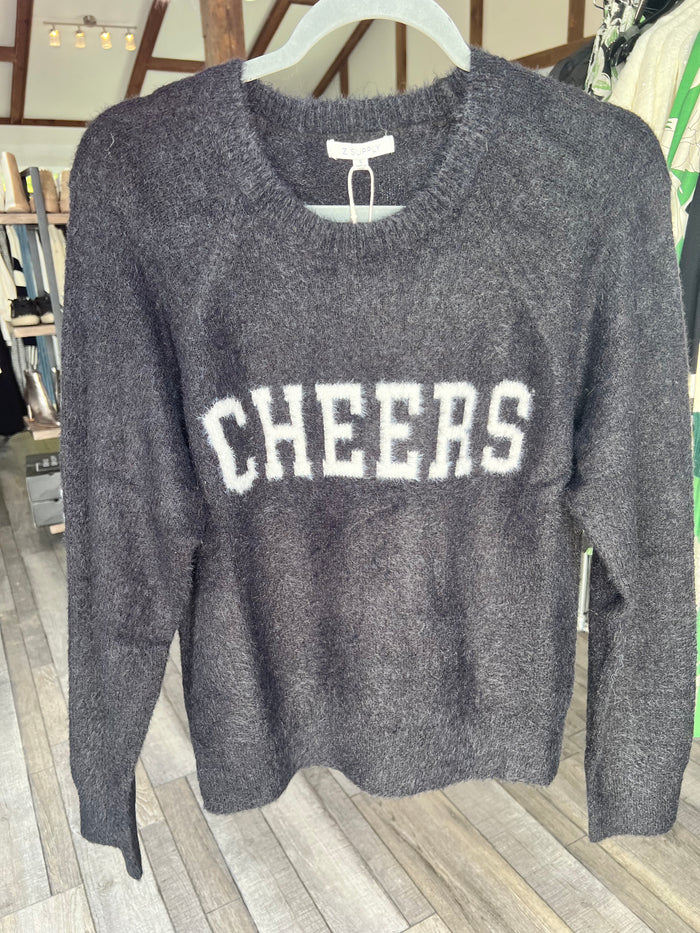 Lizzy Cheers Sweater Black