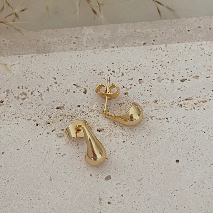 Teardrop Earrings 18k Gold Filled Designer Inspired Drop
