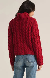 Tied To You Sweater Red