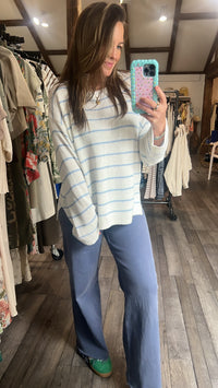 Cloud Stripe Sweater