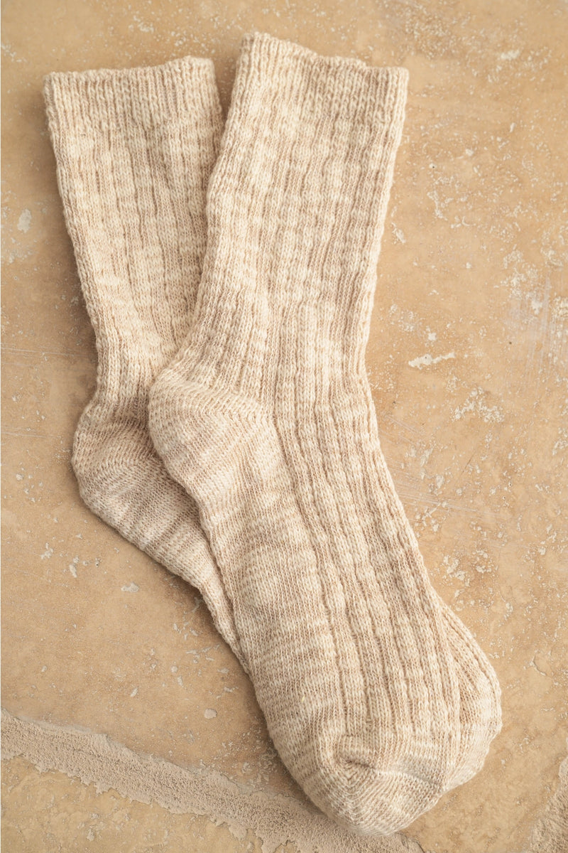 Oatmeal Cookie Cozy Sock