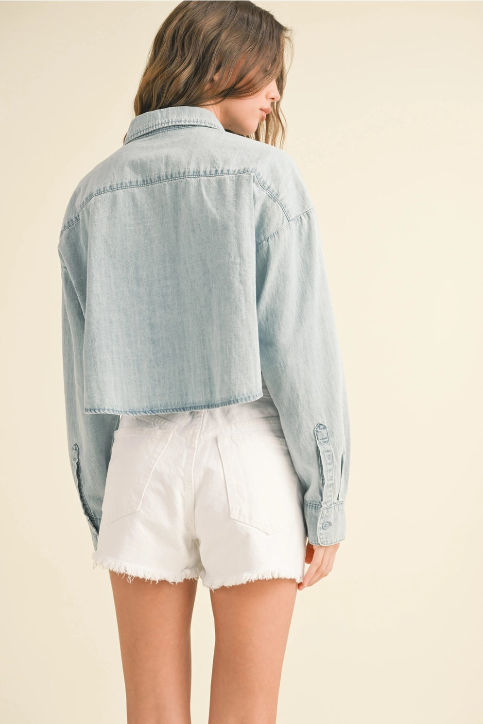 Beau Button Down Light Denim Shirt