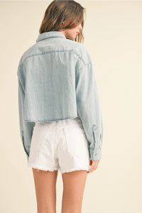 Beau Button Down Light Denim Shirt