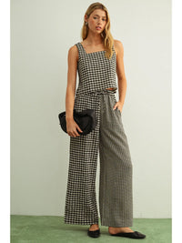 Black & Cream Check Pant