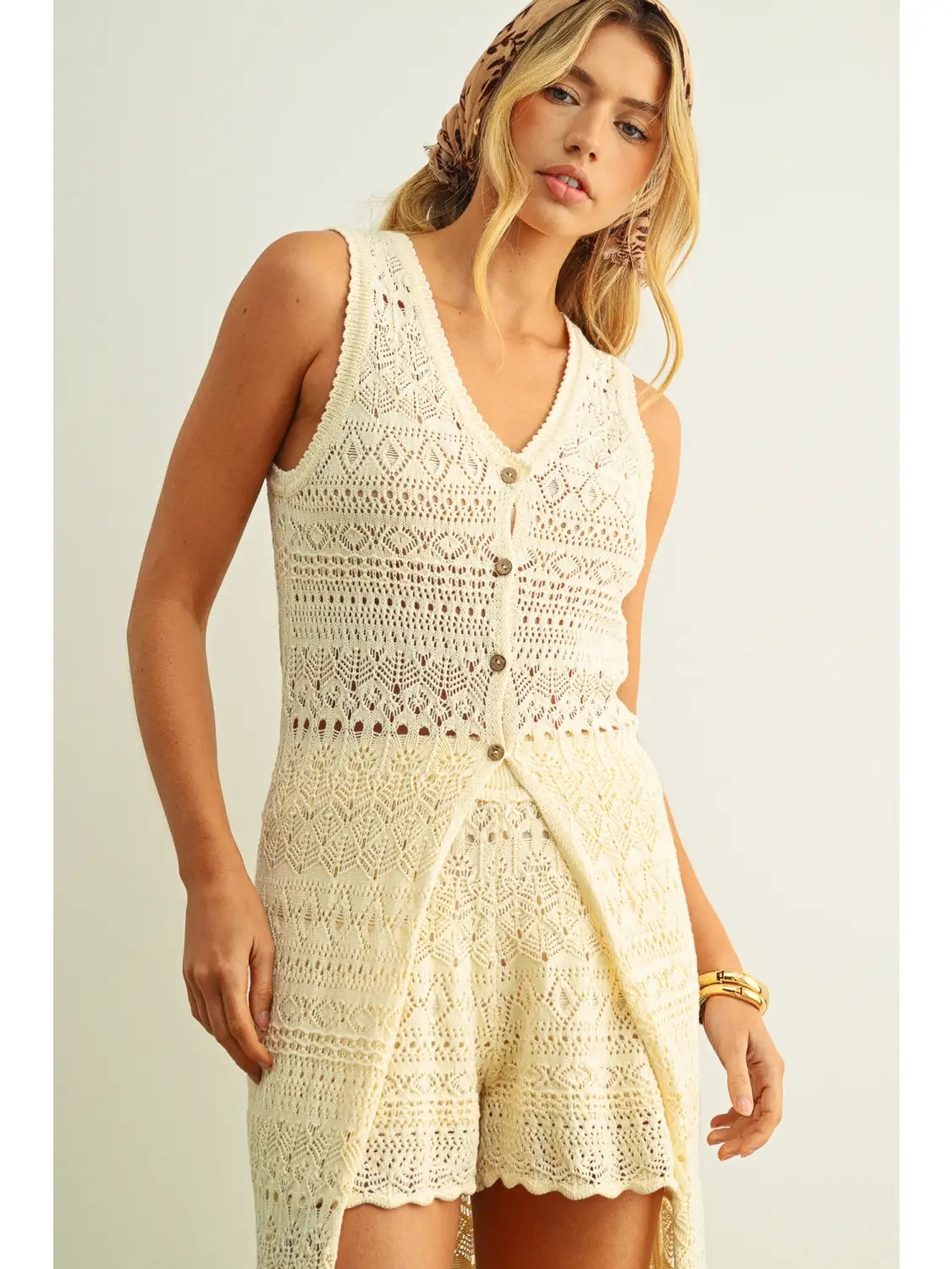 Long Crochet Cardigan