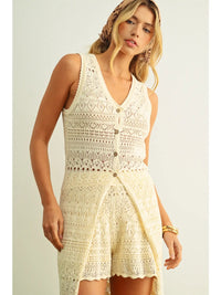 Long Crochet Cardigan