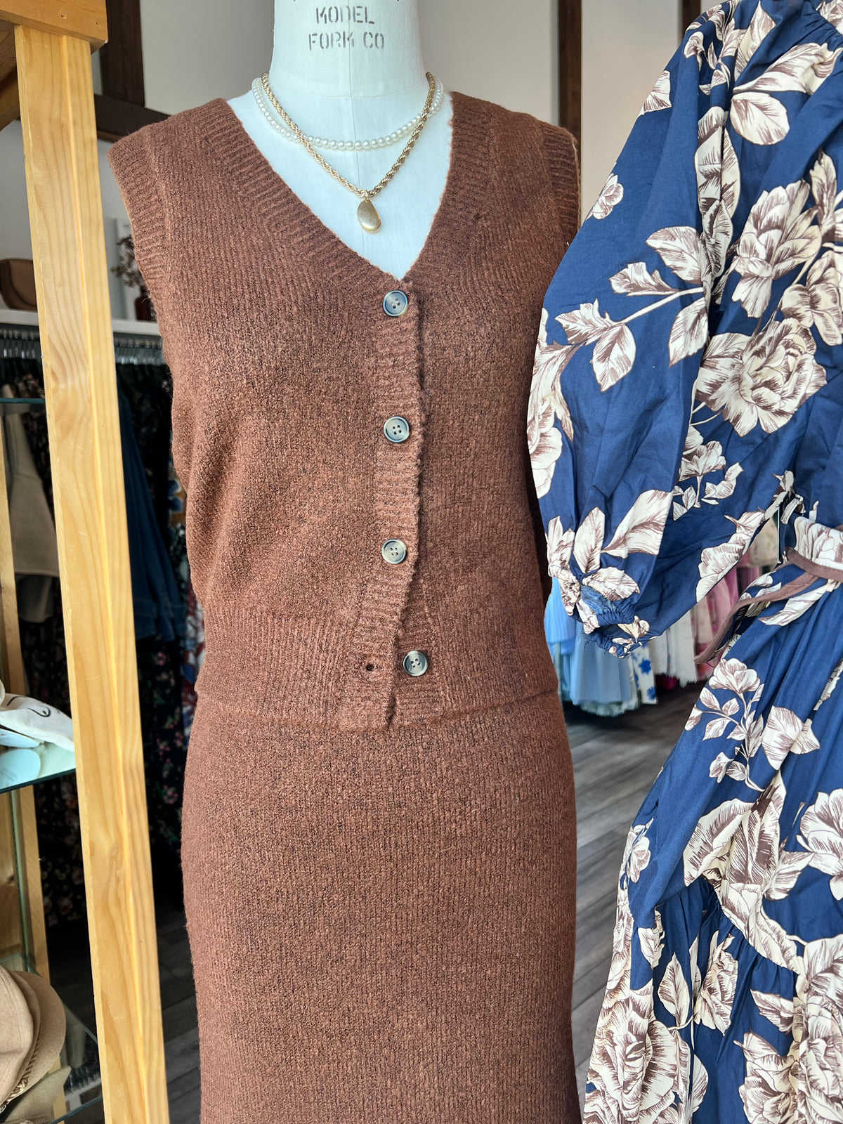 The Autumn Edit Sweater Vest Set