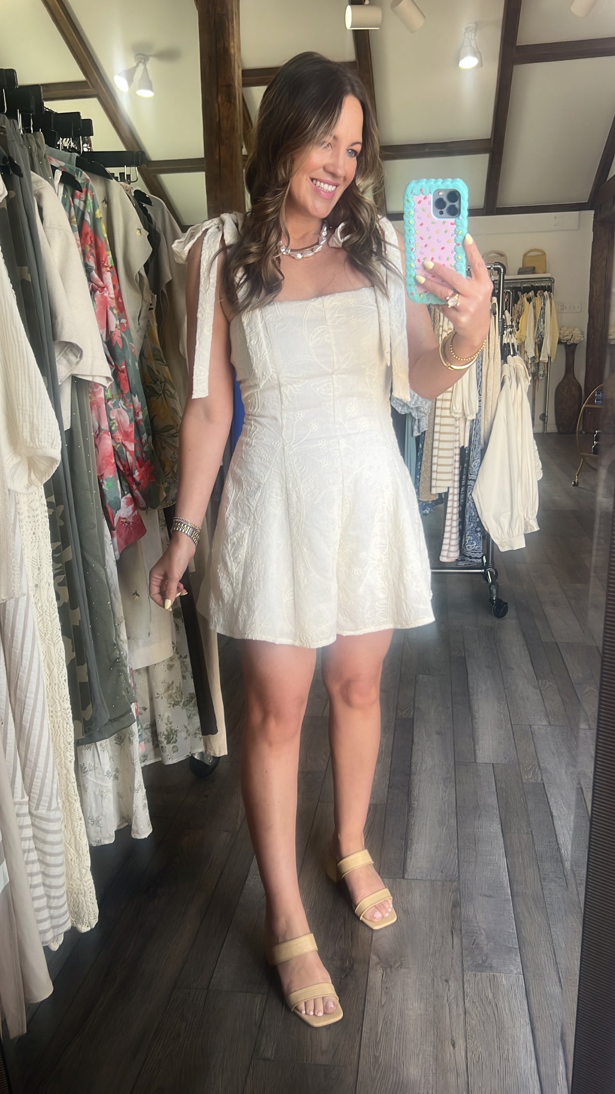 Sweet Cream Escape Romper