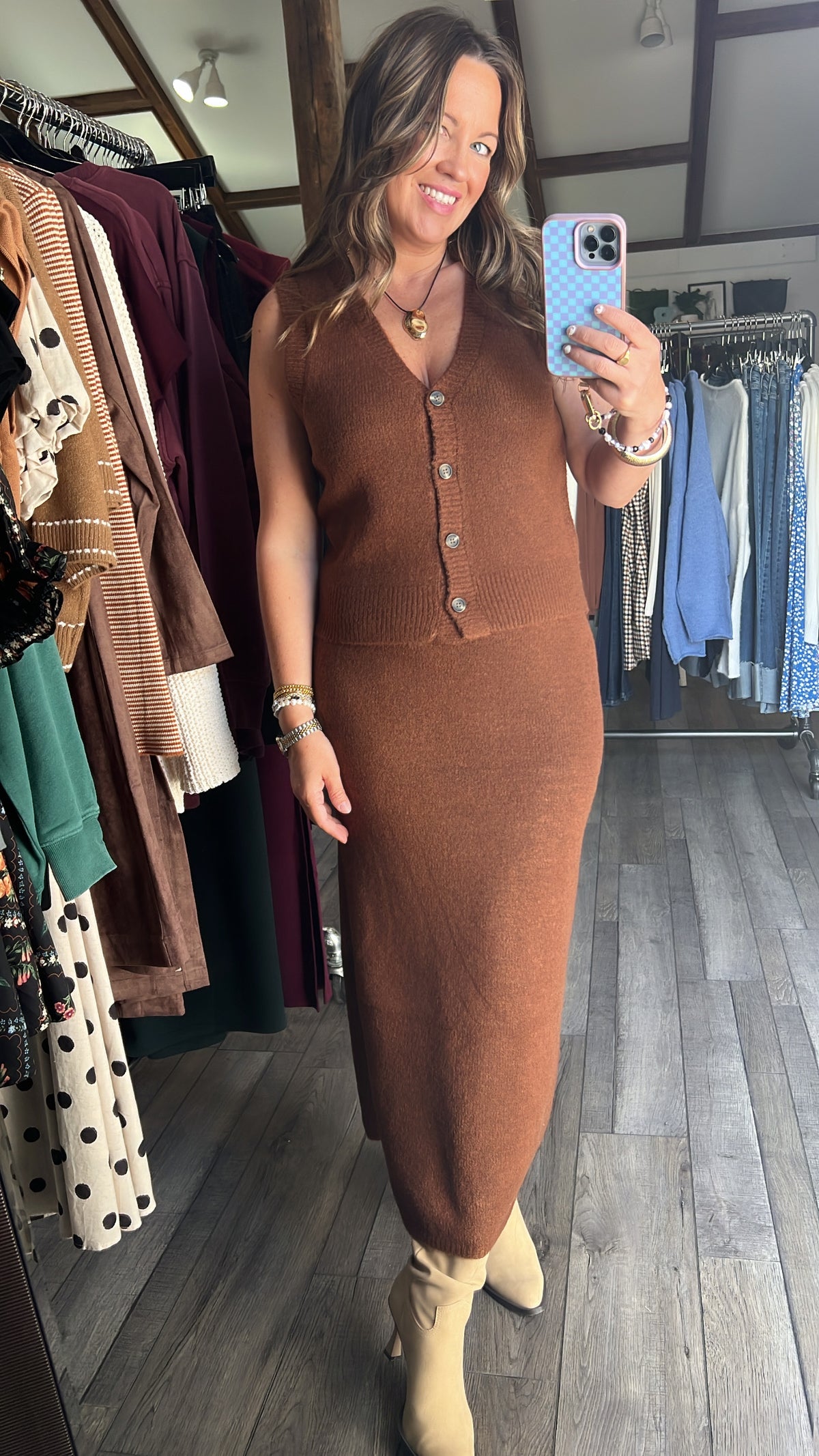 The Autumn Edit Sweater Vest Set