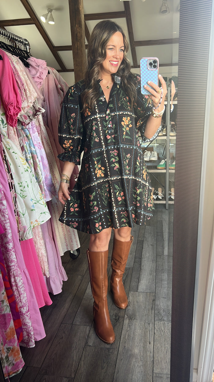 Noir Bloom Dress