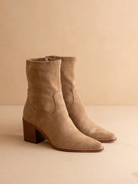 The Vienna Latte Sleek Ankle Bootie