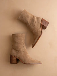 The Vienna Latte Sleek Ankle Bootie