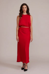 Katianna Maxi Skirt Red