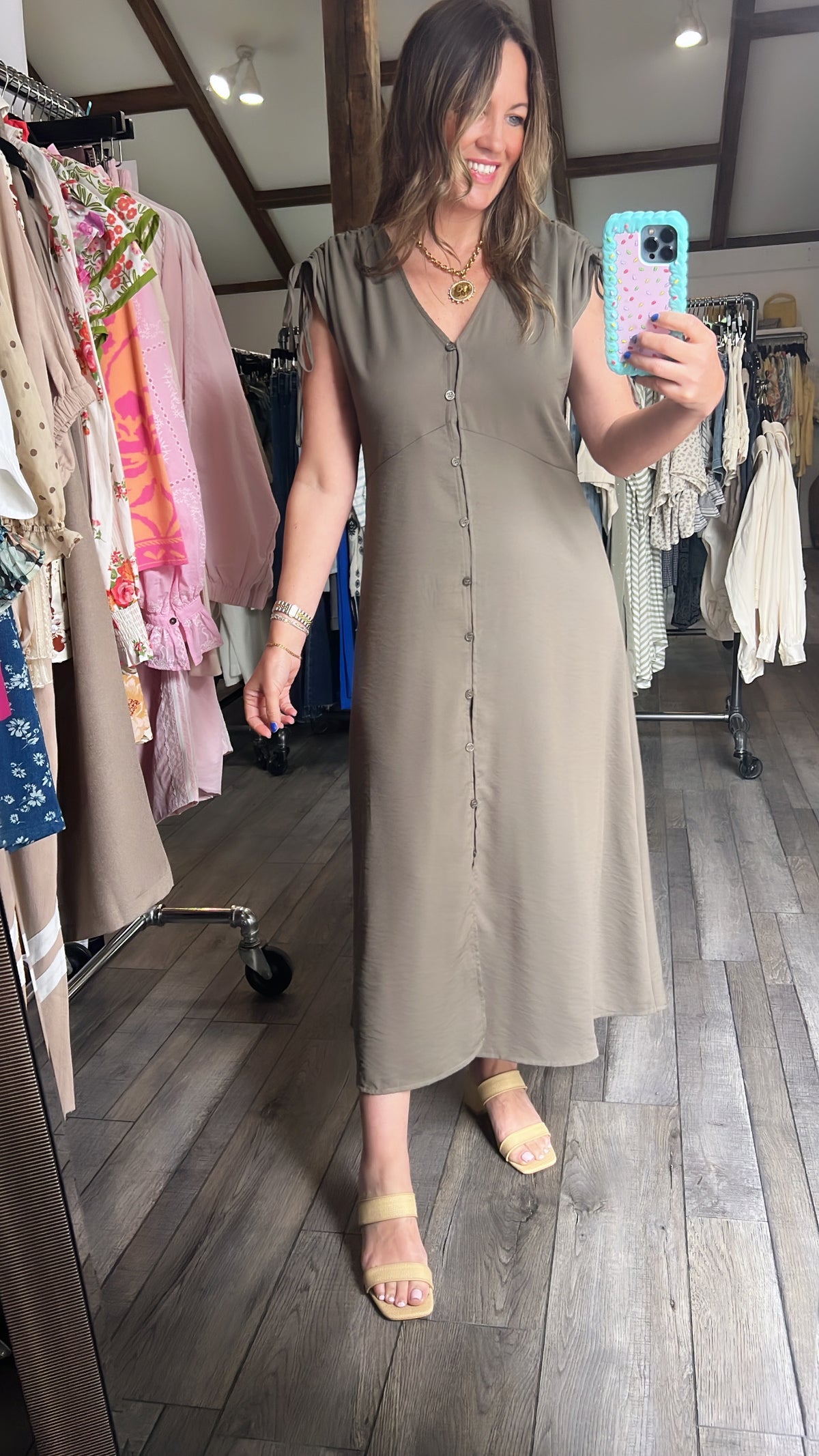 Khaki Annie Dress