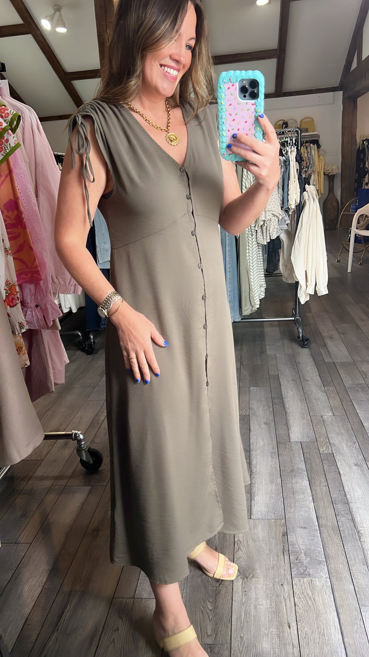 Khaki Annie Dress