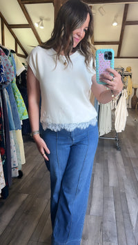 Sunday Stroll Lace Top