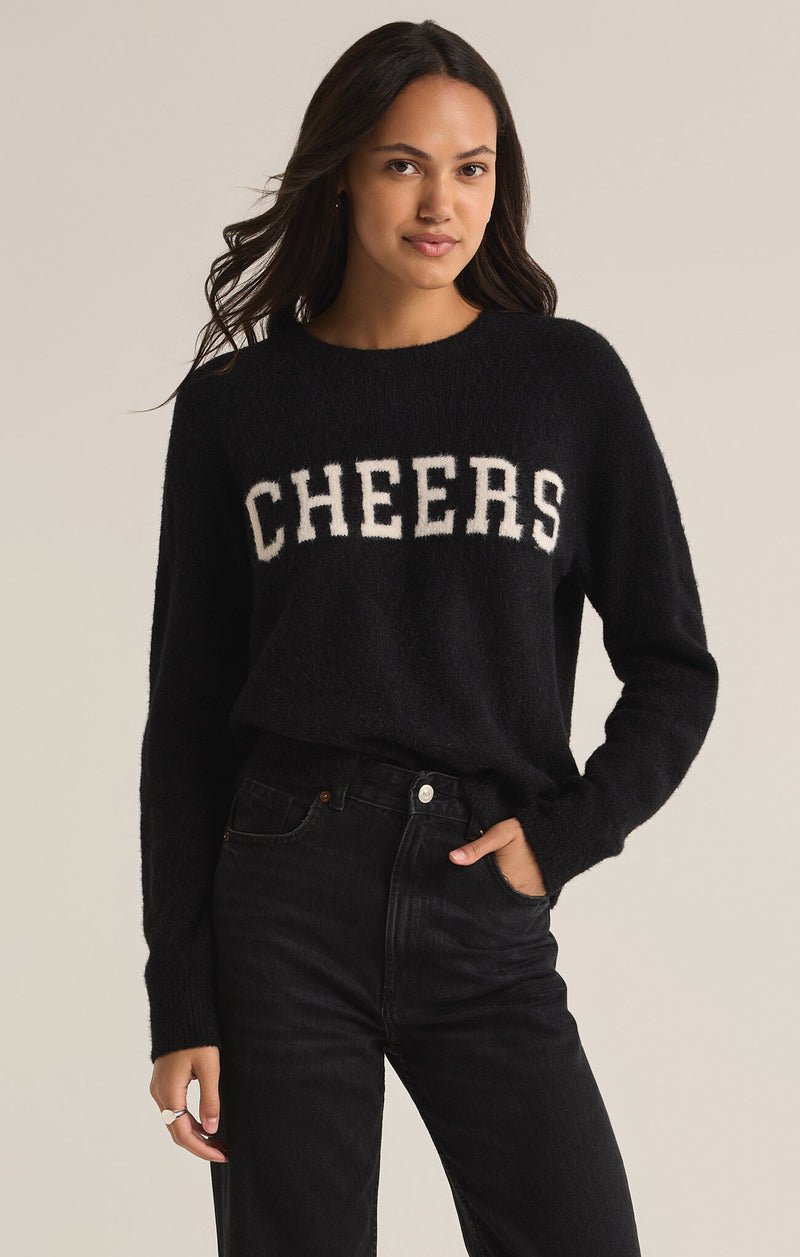 Lizzy Cheers Sweater Black