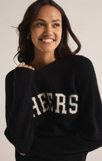 Lizzy Cheers Sweater Black